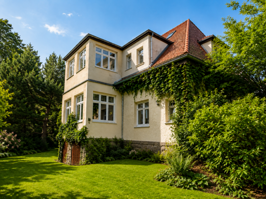 Gohrisch Ansicht aus Garten Villa Gohrisch