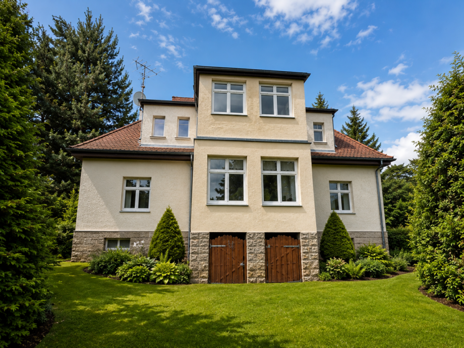 Villa Gohrisch Ansicht aus Garten Villa Gohrisch